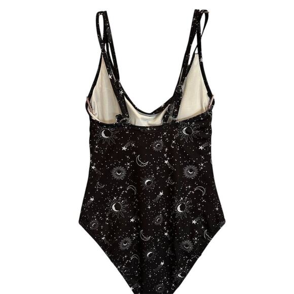 No Boundaries Juniors' Celestial One-Piece Swimsuit Multi-Strap Size S - Picture 2 of 4